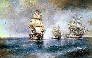 Ivan Aivazovsky Two Turkish Ships oil painting picture wholesale